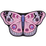 Butterfly Cape Kids Dress Up Dance Costume Pink Painted Lady Wings