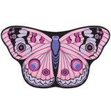 Butterfly Cape Kids Dress Up Dance Costume Pink Painted Lady Wings