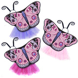 Butterfly Wings Costume Set with Pink Buckeye Tutu and Antenna Headband