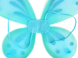 Close-up detail of Butterfly Costume Wings, crafted from stretched fabric, with comfortable elastic straps. A magical touch to enhance the enchanting allure of the costume set.