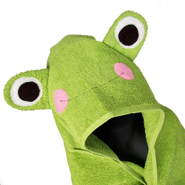Hooded Towel Frog Bath Towels for Children and Adults – Knotty Kid