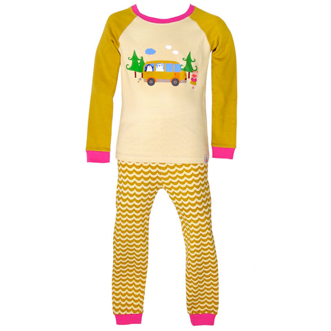 Children's Cotton Pajamas Camping Pals PJs Jammies Set