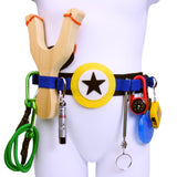Kids Superhero Utility Tool Belt with Slingshot and Accessories