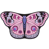 Butterfly Cape Kids Dress Up Dance Costume Pink Monarch Wings