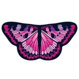 Butterfly Cape Kids Dress Up Dance Costume Heart Patch Cartoon Wings