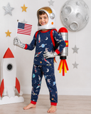 Childrens Cosmic Explorer Astronaut Costume Box with Space Accessories for Kids