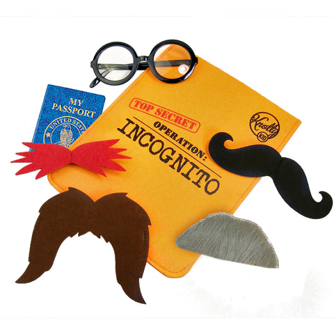 Kids Costume Secret Agent Disguise Toys Incognito Kit for Children
