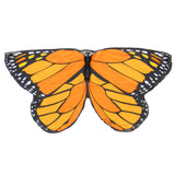 Butterfly Halloween Costume Kids Orange Monarch Wing Cape Tutu Dance Wings