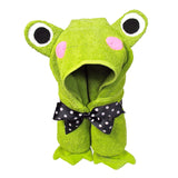 Knotty Kid - Hooded Towel Frog Bath Towels for Children and Adults