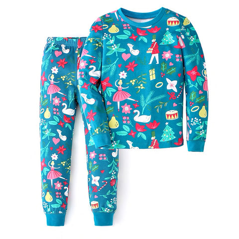 Children's Cotton Pajamas 12 Days of Christmas PJs Jammies Set