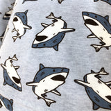 Children's Cotton Boy Shark Pajamas Sharks PJs Boys Jammies Set