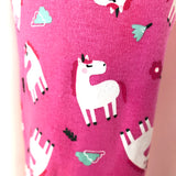 Children's Cotton Pajamas Hot Pink Unicorn PJs Jammies Set
