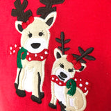 Children's Cotton Christmas Pajamas Holiday Girl Rudolph PJs Jammies Set
