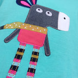 Children's Cotton Pajamas Donkey Party PJs Jammies Set