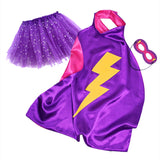 Purple Superhero Capes with Tutu