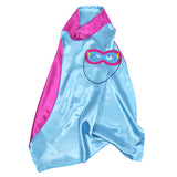 Kids Superhero Cape Double Sided Super Hero Capes for Girls Purple Pink