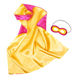 Kids Superhero Cape Double Sided Super Hero Capes for Girls Pink Blue